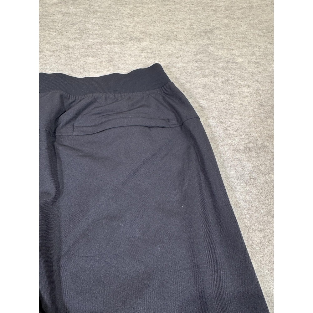 Lululemon Pants Mens Small Black Woven Jogger Elastic Waist Pockets Athletic - Picture 8 of 15